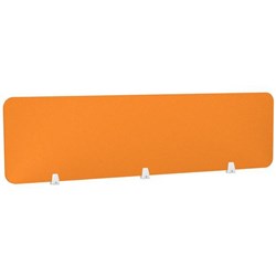 Boyd Acoustic Desk Screen 1800x400mm Orange 