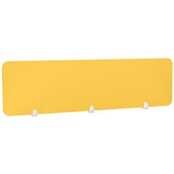 Boyd Acoustic Desk Screen 1800x400mm Yellow