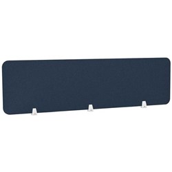 Boyd Acoustic Desk Screen 1800x400mm Navy Peony