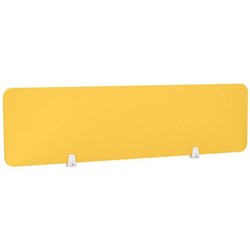 Boyd Acoustic Desk Screen 1500x400mm Yellow