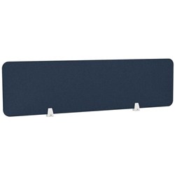 Boyd Acoustic Desk Screen 1500x400mm Navy Peony