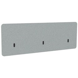 Boyd Visuals Acoustic Modesty Desk Panel 1800x600mm Dark Silvery Grey