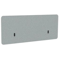 Boyd Visuals Acoustic Modesty Desk Panel 1200x600mm Dark Silvery Grey  