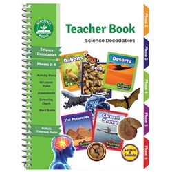 Junior Learning Decodables Teacher Book Science UK Phonics Phase 2-6