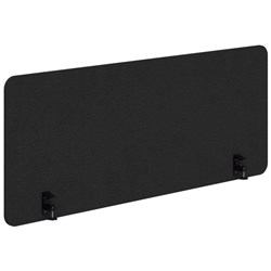 Fiord12 Acoustic Side Mount Desk Screen 1200x595mm Charcoal/Black