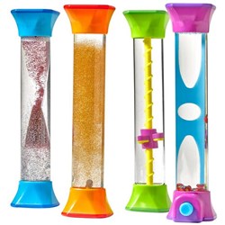 Sensory Fidget Tubes, Pack of 4