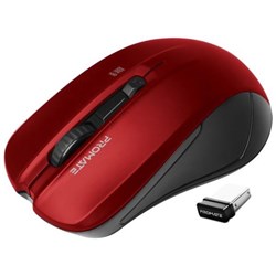 Promate Contour Ergonomic Wireless Mouse Red 