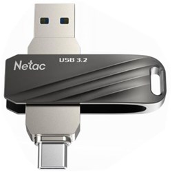 Netac US11 Dual Flash Drive 256GB USB3.2 for Type A & Type C