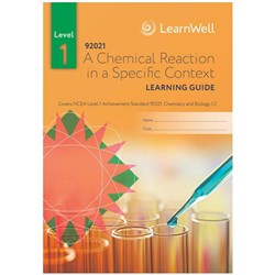 LearnWell Chemistry and Biology 1.2 (92021) Chemical Reactions in Context Learning 9781991107305