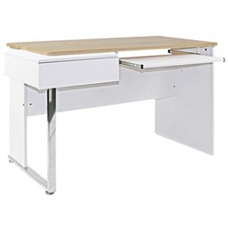 Minneapolis Desk 1300mm White/Oak