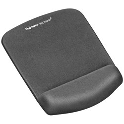 Fellowes PlushTouch Mouse Pad Wrist Rest Graphite 