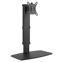 Brateck Single Screen Vertical Lift Monitor Stand 17" - 32" Black