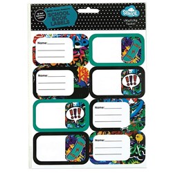 Spencil Name & Subject Labels Street Art, Pack of 16