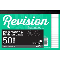 Luxpad Revision And Presentation Card Pad Ruled White