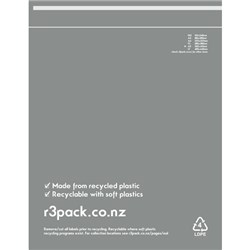 R3 Recycled Courier Bags A3 360x415mm, Pack of 100