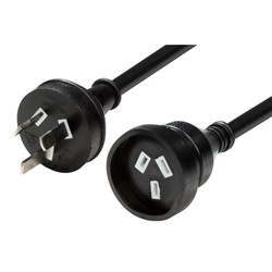 Dynamix Standard Duty Power Extension Lead 7m Black