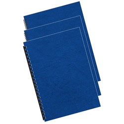 Fellowes Binding Covers A4 250gsm Royal Blue, Pack of 100