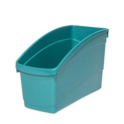 EC Plastic Book and Storage Tub 145x300x190mm Turquoise