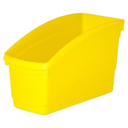 EC Plastic Book and Storage Tub 145x300x190mm Yellow