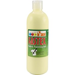 Fastex Fabric Painting Textile Ink Pastel Yellow 500ml