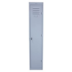 Steelco 1 Door Keylock Locker 380x1830mm Silver Grey