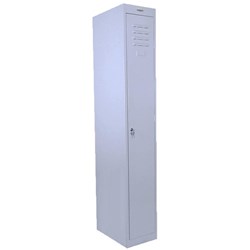 Steelco 1 Door Keylock Locker 305x1830mm Silver Grey