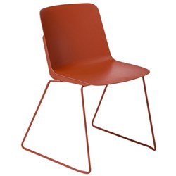 Scout Sled Visitors Chair Rust