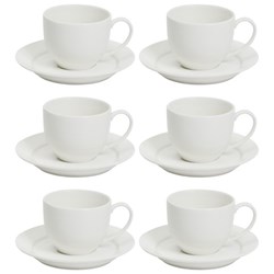 Connoisseur A-La-Carte Cup & Saucer Set 200ml, Pack of 6
