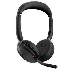 Jabra Evolve2 65 Flex UC Stereo Wireless Headset USB-C + Link 380 Black