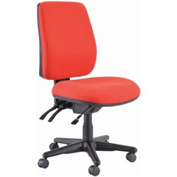 Buro Roma Chair High Back 2 Levers Unassembled Red