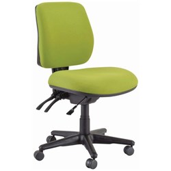 Buro Roma Chair Mid Back 3 Levers Unassembled Green