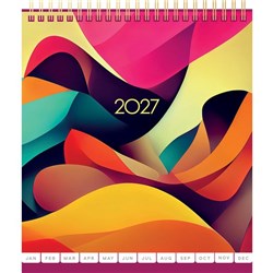 CALENDAR DESK COLLINS MONTH TO VIEW CARNIVAL 2027