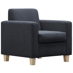 Cosmo Single Seater Sofa Hawthorn Fabric/Navy