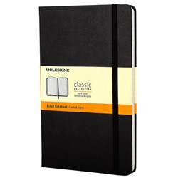 Moleskine Hardcover Notebook Ruled  130x210mm Black 192 Pages