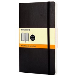 Moleskine Soft Cover Notebook Ruled 130x210mm Black 192 Pages