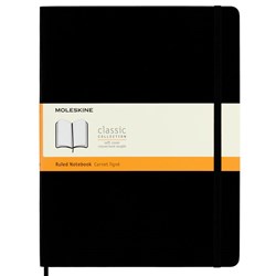 Moleskine Soft Cover Notebook Ruled 190x250mm Black 192 Pages