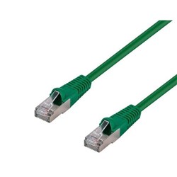 Dynamix Cat6A SFTP Patch Lead Cable 0.75m Green