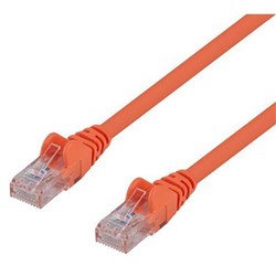 Dynamix Cat6 UTP Patch Lead Cable 0.5m Orange