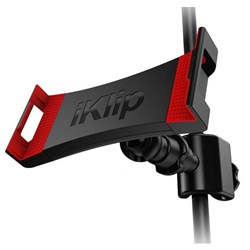 IK Multimedia iKlip 3 Deluxe Universal Tripod Mount and Mic Stand Support Bundle for Tablets