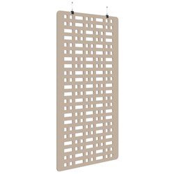 Fiord Acoustic Hanging Screen 1200x2250mm Grid Natural