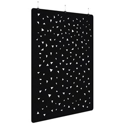 Fiord Acoustic Hanging Screen 1800x2250mm Shard Black
