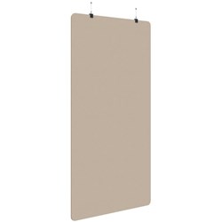 Fiord Acoustic Hanging Screen 1200x2250mm Plain Panel Natural
