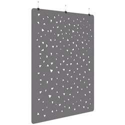 Fiord Acoustic Hanging Screen 1800x2250mm Shard Grey