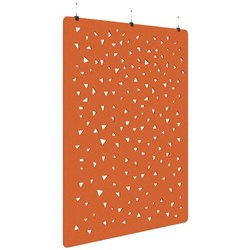 Fiord Acoustic Hanging Screen 1800x2250mm Shard Orange