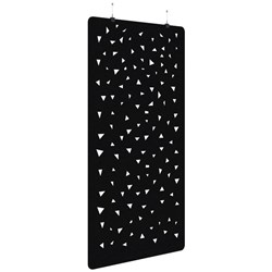 Fiord Acoustic Hanging Screen 1200x2250mm Shard Black