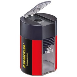 Staedtler 511 Round Plastic Pencil Sharpener 1 Hole