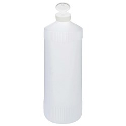 Empty Squeeze Bottle With Flip Top Lid Plain 750ml