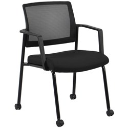 Mondo Molti Visitor Chair Unassembled Black