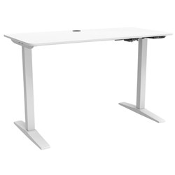 Mondo Lypta Electric Height Adjustable Desk 1200x600mm White