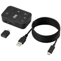 Kensington Universal 3-in-1 Pro Audio Headset Switch Black